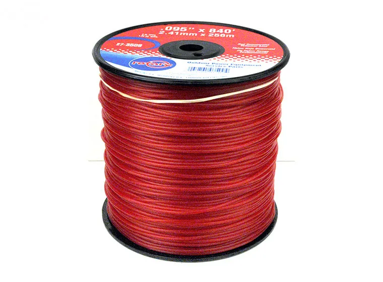 # 3509  TRIMMER LINE .095 3LB SPOOL RED COMMERCIAL