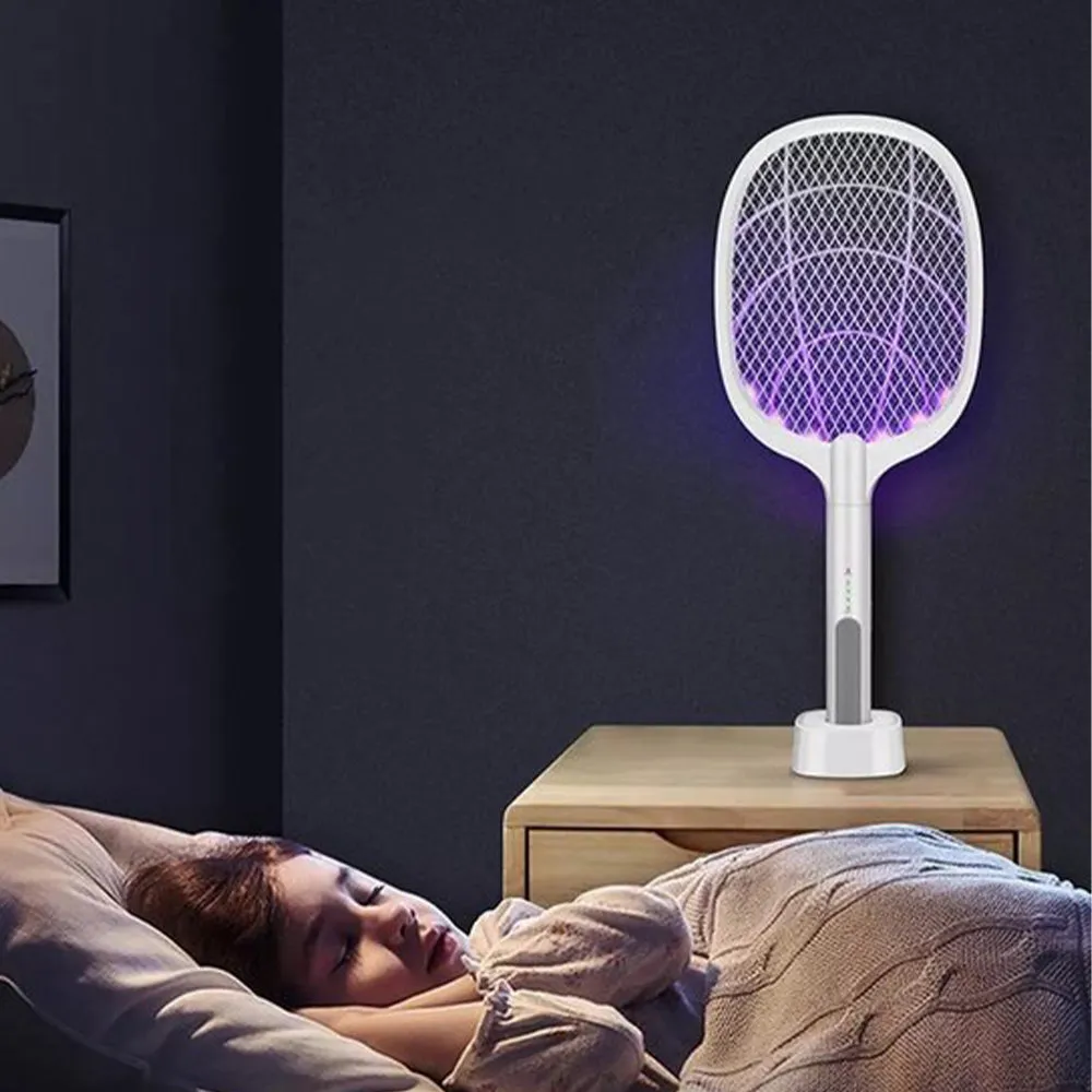 ( NET ) Rechargeable Electric Mosquito Bat Electric Insect Swatter Electric Mosquito Net Rechargeable USB Port