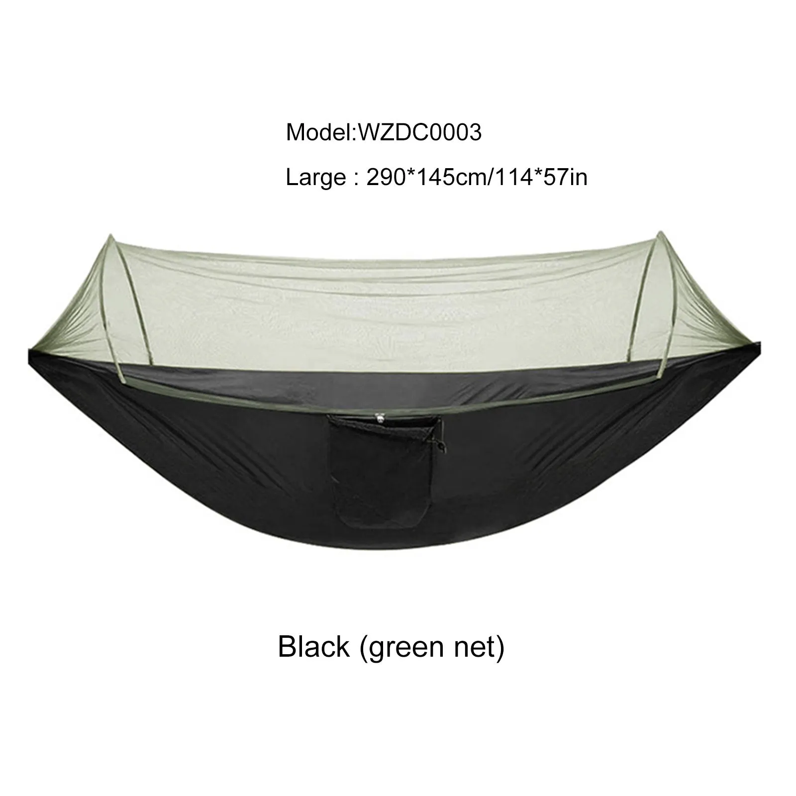 1-2 Person Camping Mosquito Net Parachute Hammock Hanging Sleeping Bed