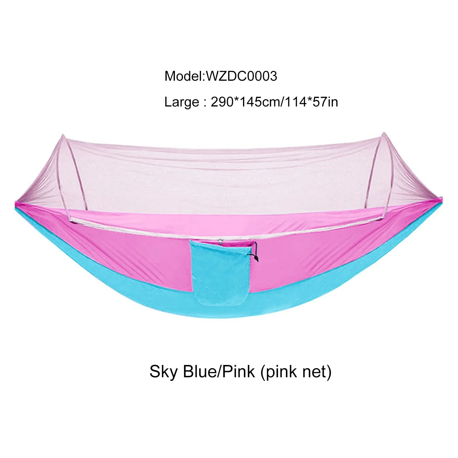 1-2 Person Camping Mosquito Net Parachute Hammock Hanging Sleeping Bed