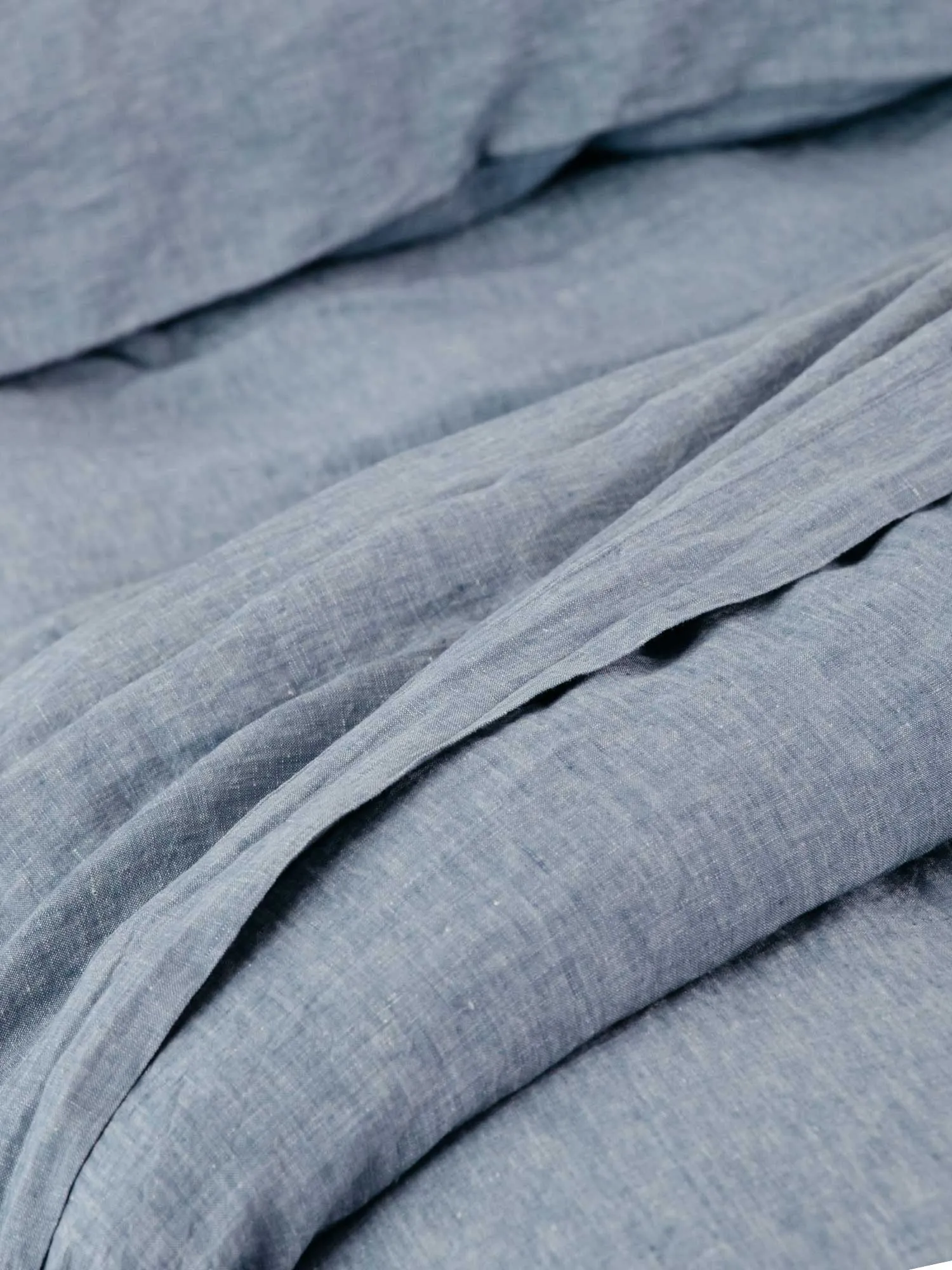 100% Linen Duvet Set in Ocean