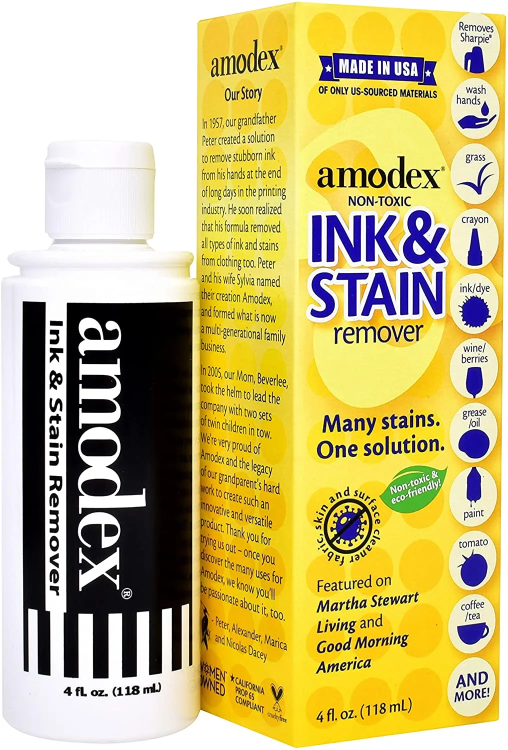 104D Amodex Ink & Stain Remover 4oz