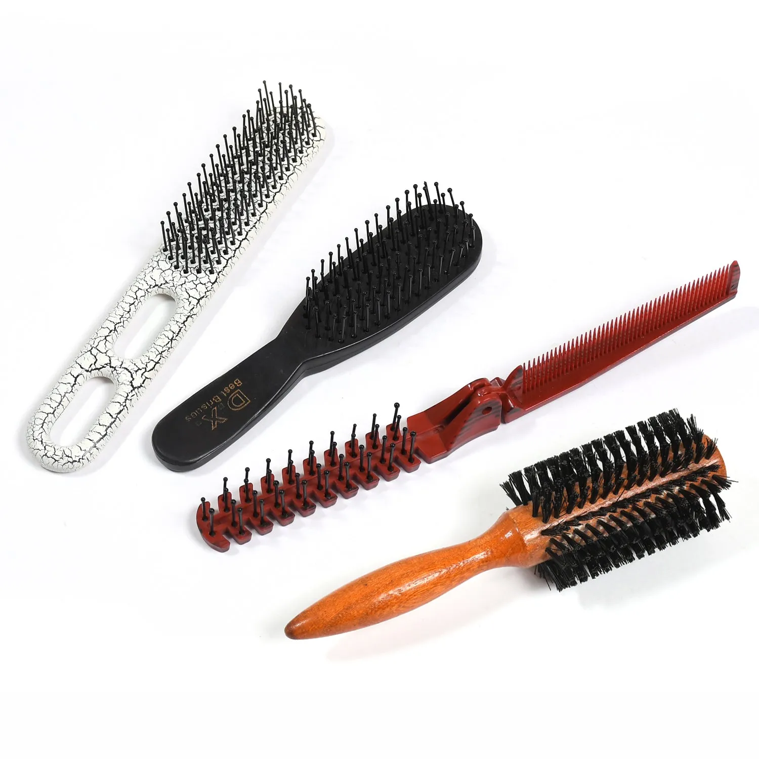 1406 Mix shape design Hairdressing Hair Styling Comb Brush Tool (1 pc)