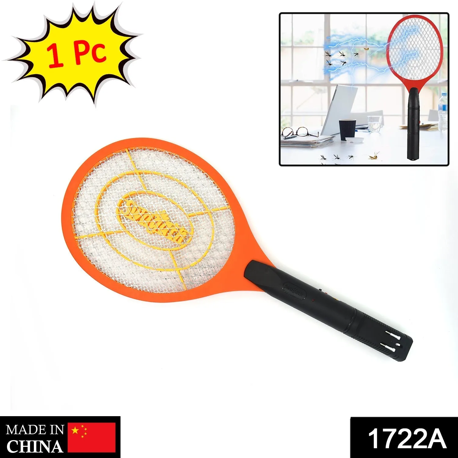 1722A Mosquito Racket Bat Killer Racquet Insect Killer Bat