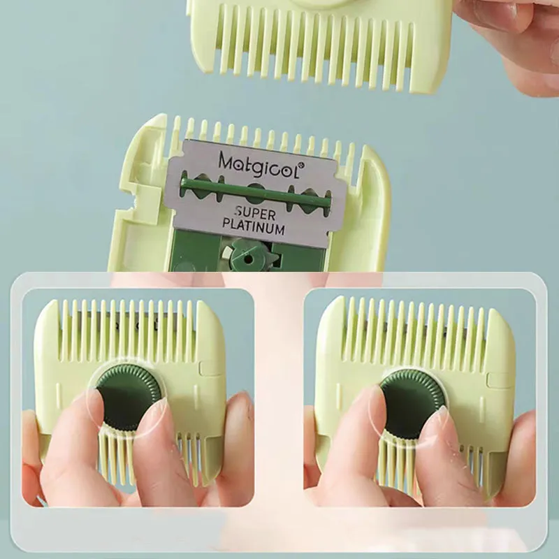 2 in 1 hair comb and trimmer - style and thin your hair