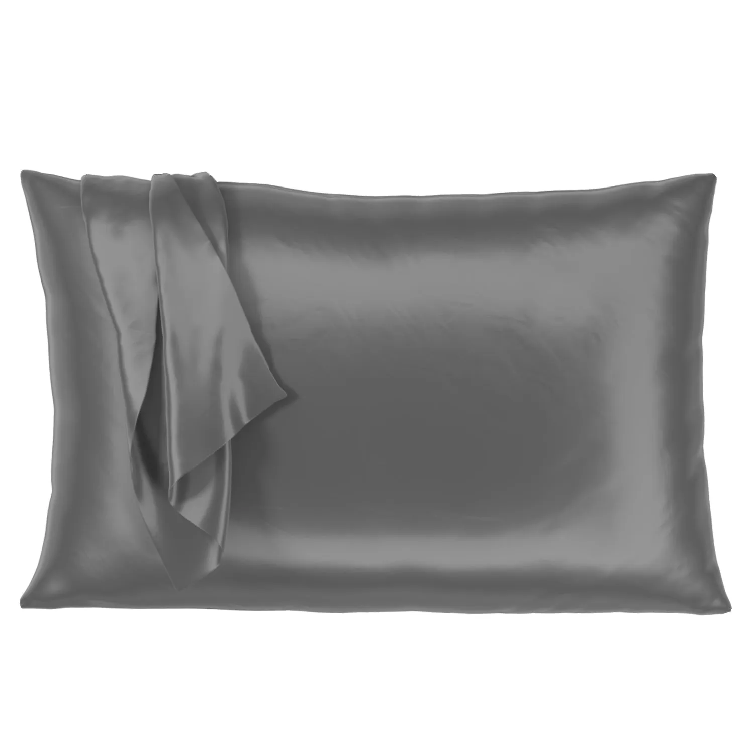 22 Momme Silk Pillowcase - Gunmetal