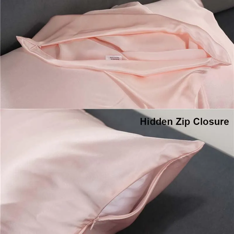 22 Momme Silk Pillowcase - Hidden zip - King size - custom and wholesale