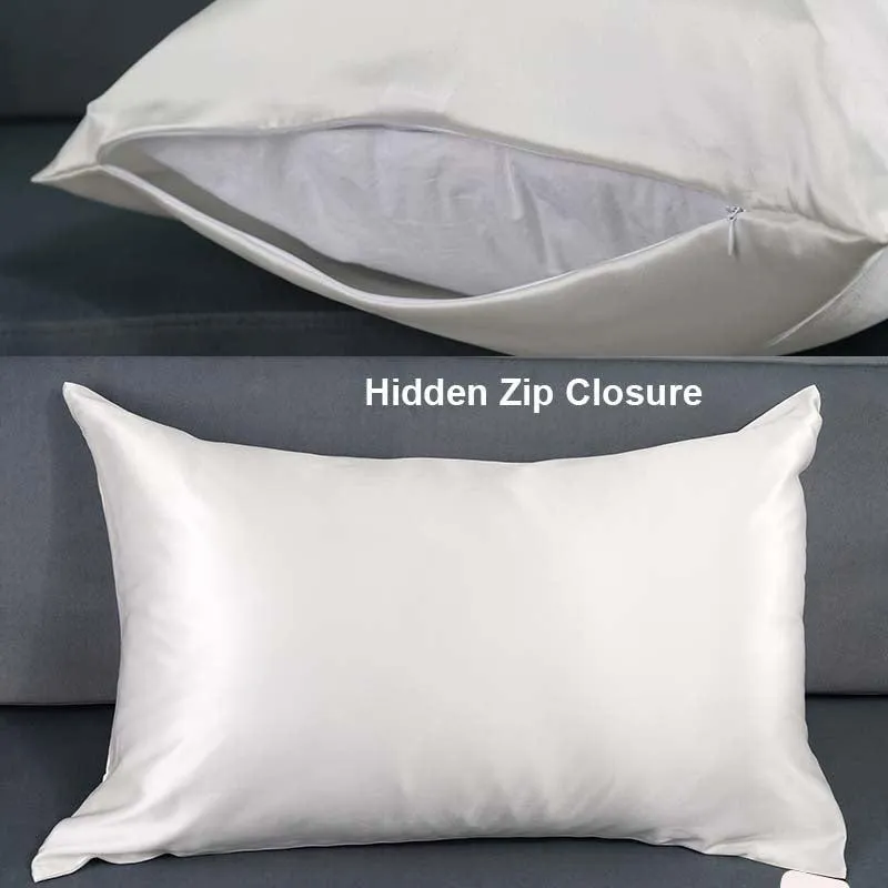 22 Momme Silk Pillowcase - Hidden zip - King size - custom and wholesale