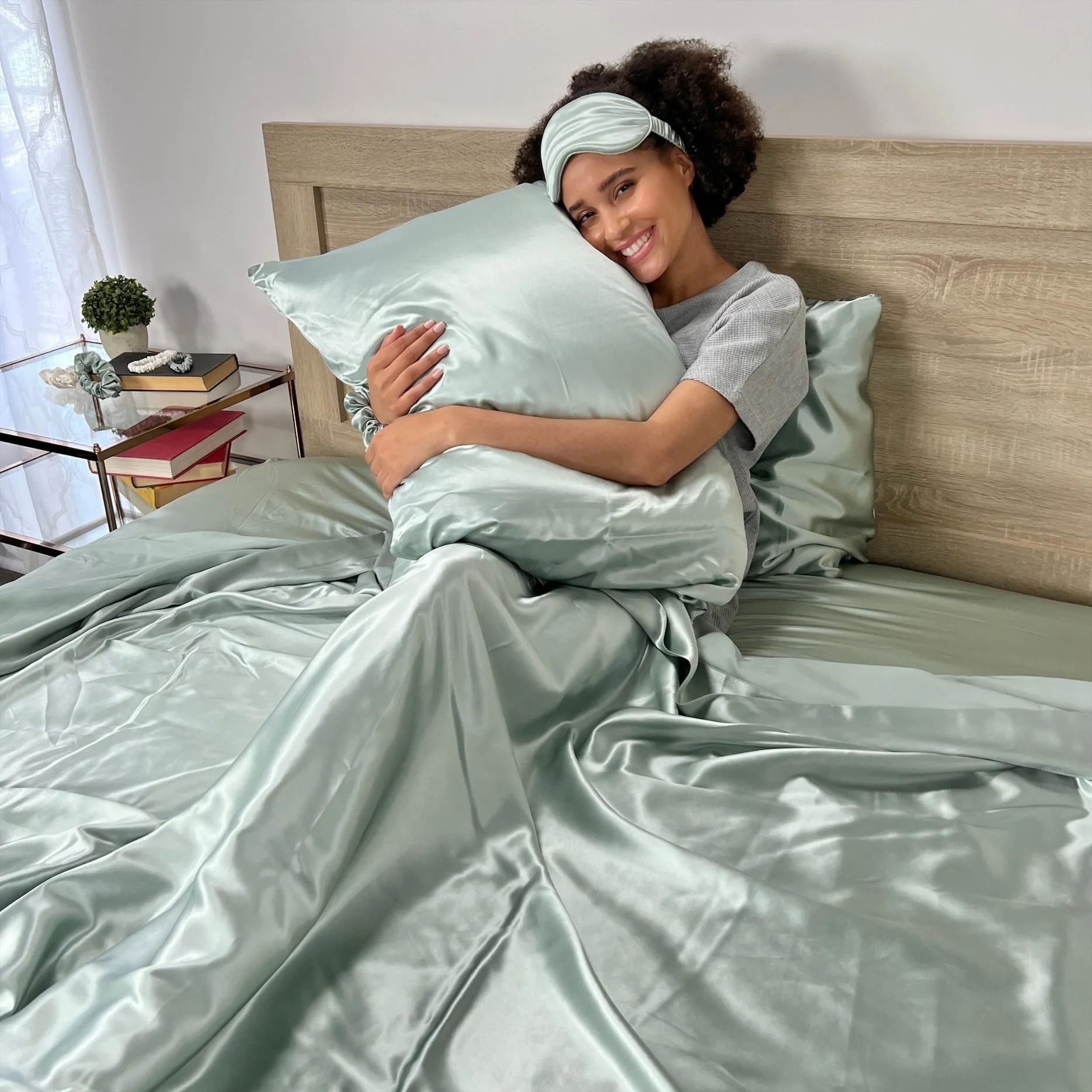 22 Momme Silk Pillowcase - Sage