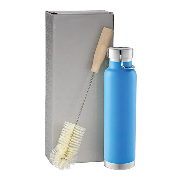 22 Oz. Thor Copper Vacuum Bottle With Brush (Q942422)