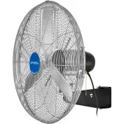 24" Oscillating Wall Mount Fan, 3 Speed, 7525 CFM, 1/4 HP, 1 Phase