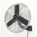 24" Oscillating Wall Mount Fan, 3 Speed, 7525 CFM, 1/4 HP, 1 Phase