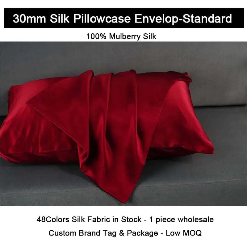 30 Momme Silk Pillowcase - Envelope - Standard size - custom and wholesale