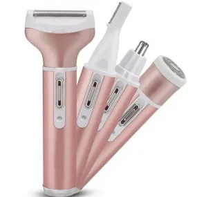 4 in 1 Cordless Electric Rechargeable Epilator Ladies Painless Shaver Trimmer