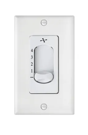 4 Speed Slide Wall Control in White