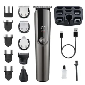 5-In-1 Electric Shaver Trimmer with LCD Display