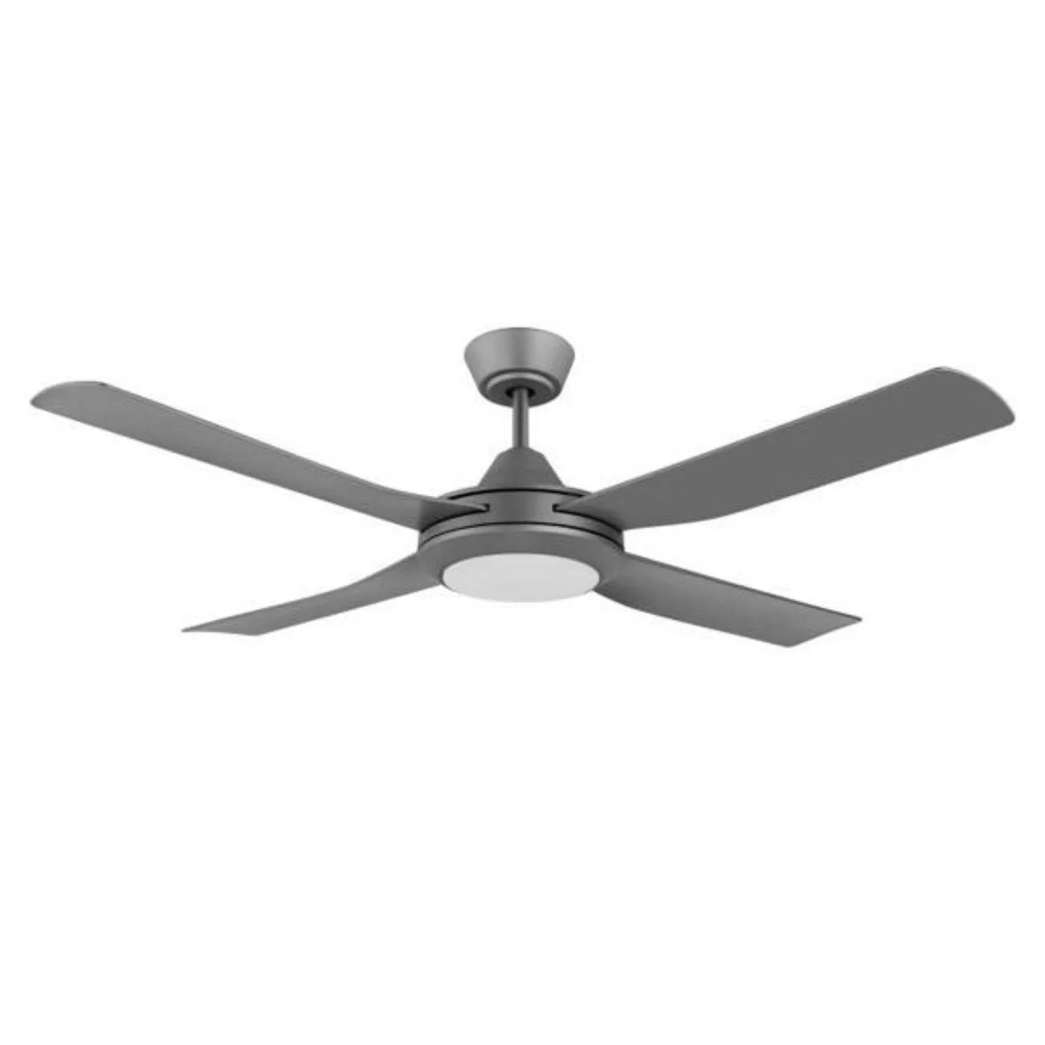 52" Bondi AC Ceiling Fan w/ LED Light in White, Black or Titanium 203626, 203627, 204743