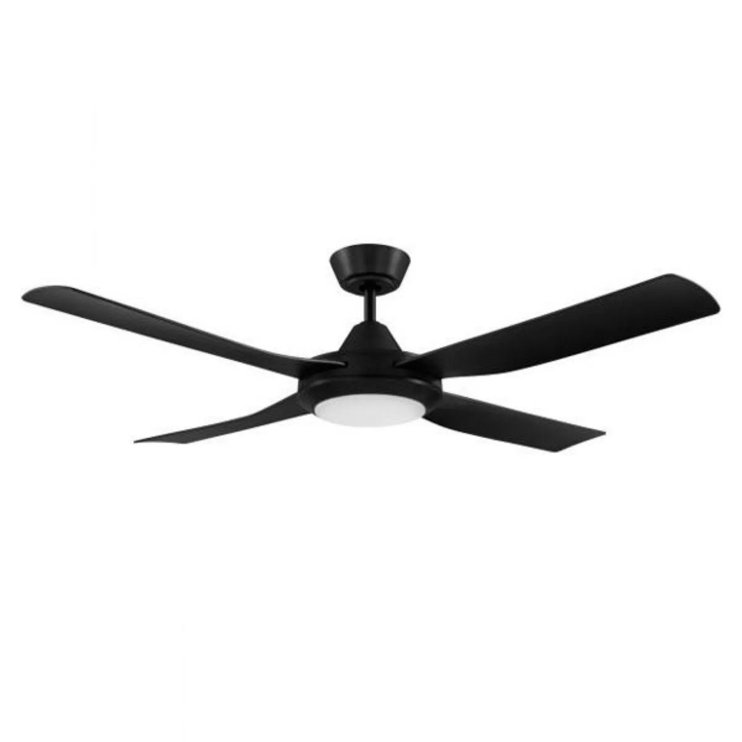 52" Bondi AC Ceiling Fan w/ LED Light in White, Black or Titanium 203626, 203627, 204743