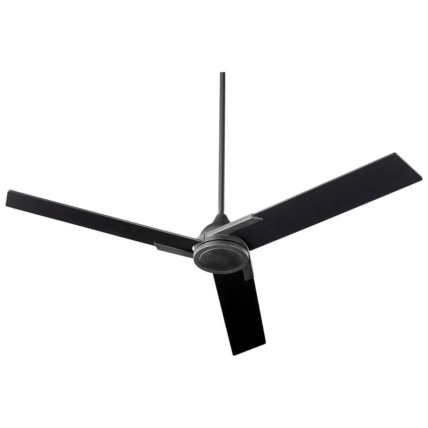 56"Ceiling Fan from the Coda Collection in Noir Finish by Oxygen