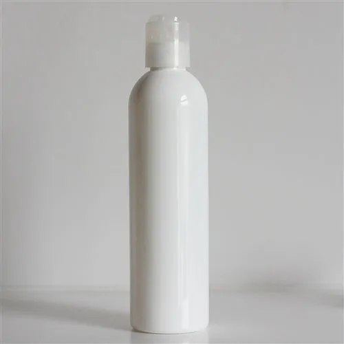 8 oz White PET Bullet Bottle with 24-410 Neck