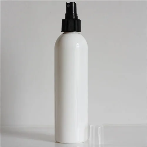 8 oz White PET Bullet Bottle with 24-410 Neck