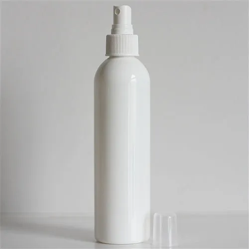 8 oz White PET Bullet Bottle with 24-410 Neck