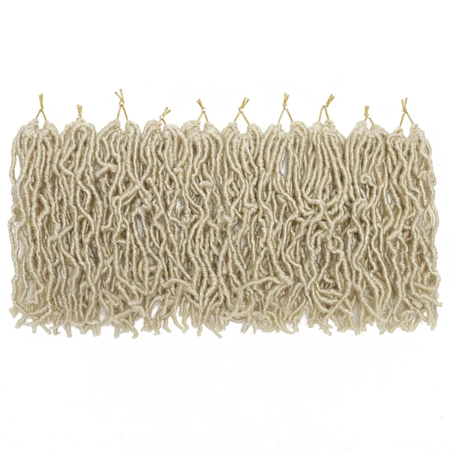 8 Packs Short Faux Locs Crochet Hair - 120 Strands