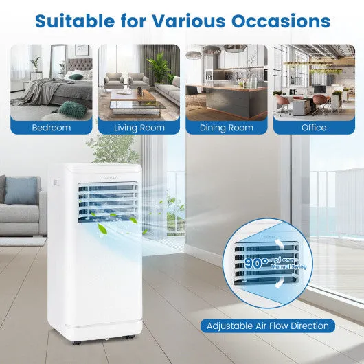 8000/10000 BTU Portable Air Conditioner with Dehumidifier and Fan Mode-8000 BTU