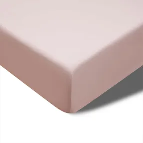 Accessorize 400TC Blush Bamboo Cotton Fitted Sheet 40cm Wall Single