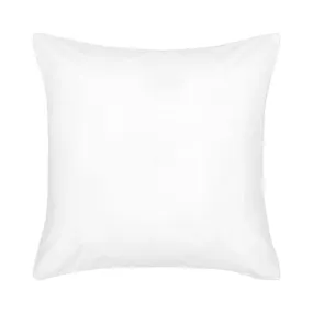 Accessorize Hotel Deluxe Cotton Piped White European Pillowcase