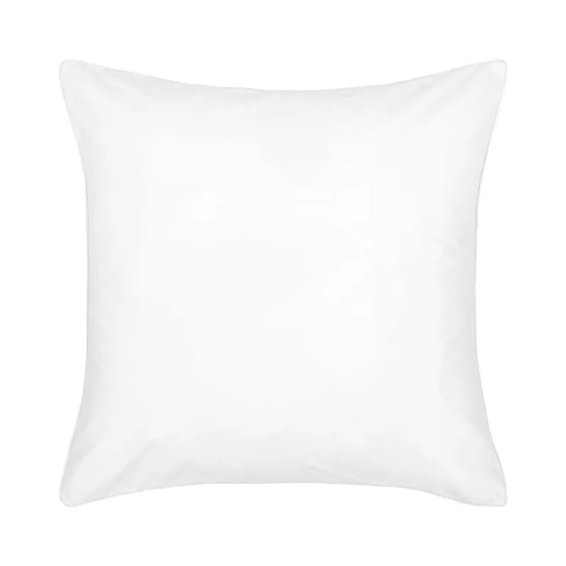 Accessorize Hotel Deluxe Cotton Piped White European Pillowcase