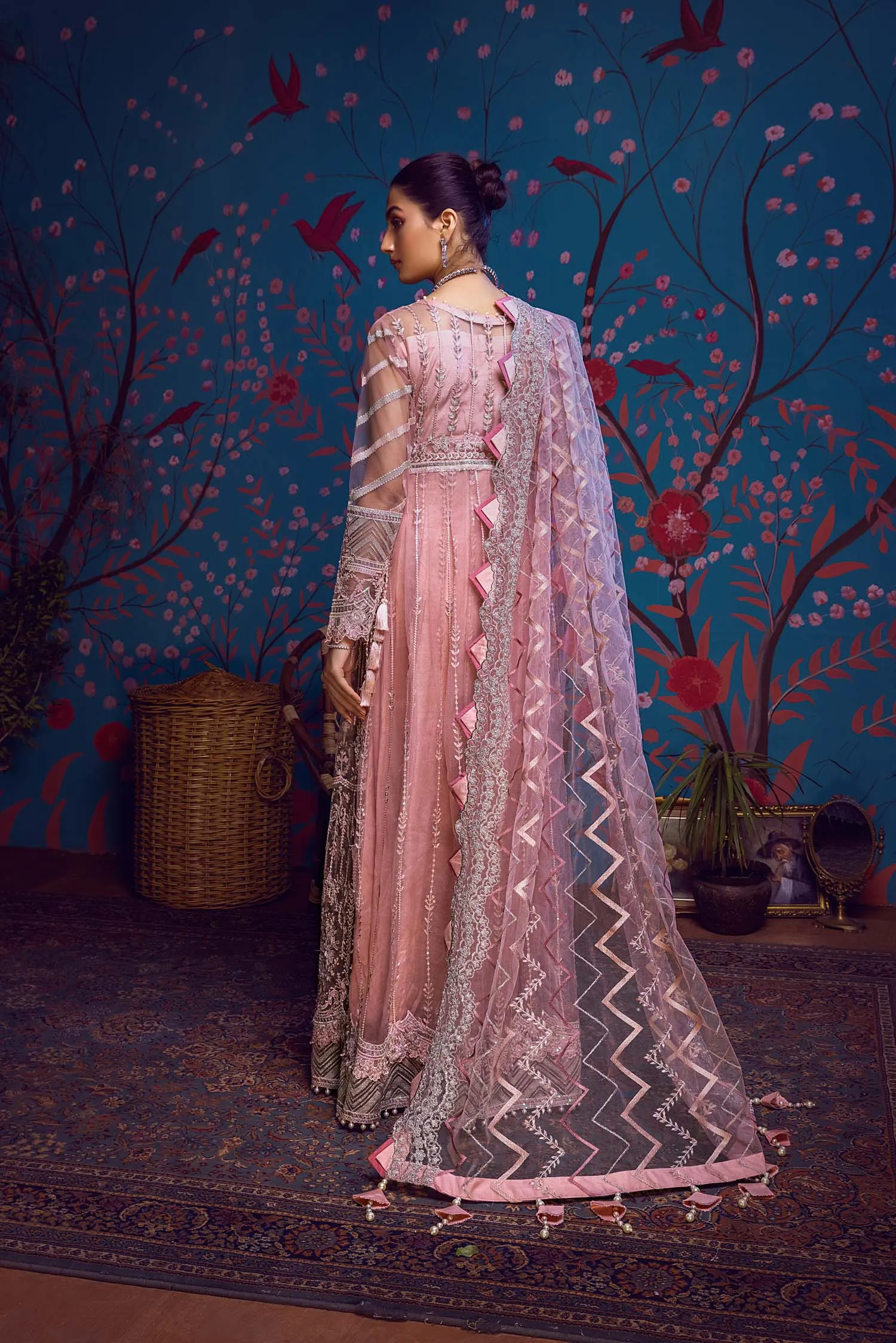 Adan's Libas Barroco · Formal Embroidered Chiffon Collection – Quicksand