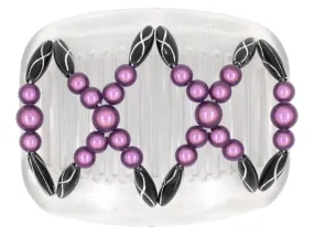 African Butterfly Hair Comb - Dalena Clear 99