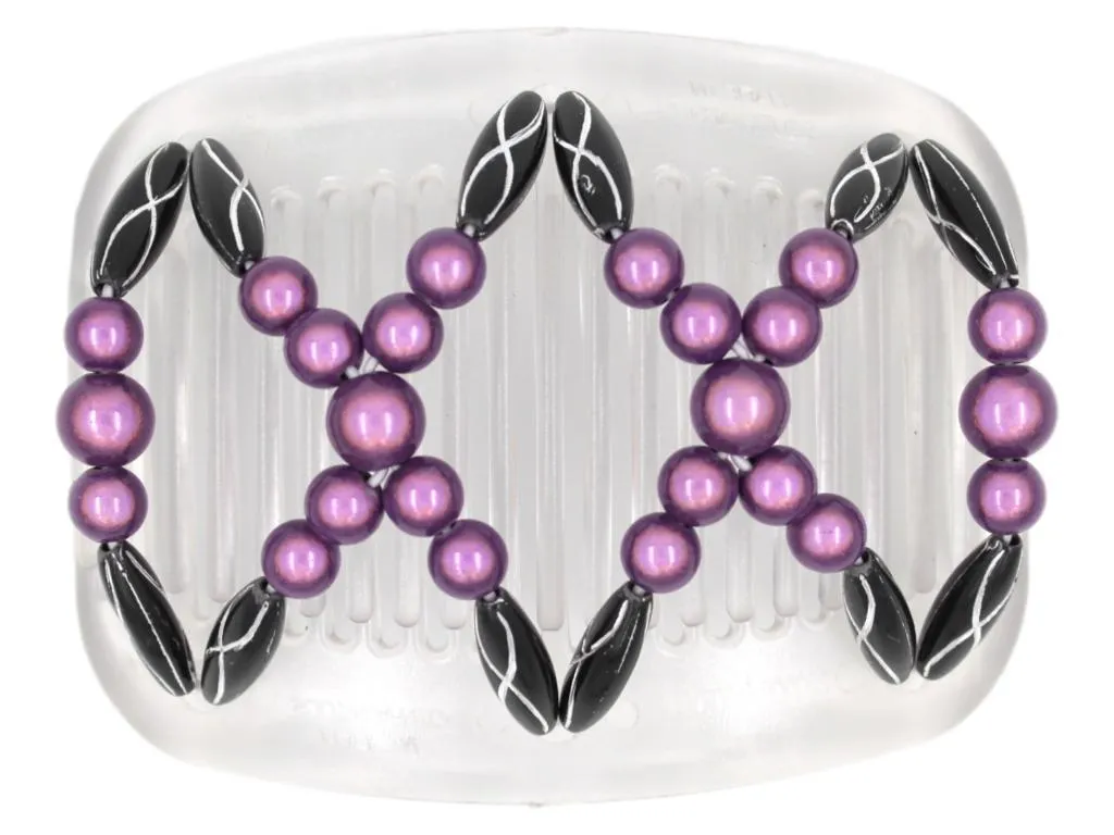 African Butterfly Hair Comb - Dalena Clear 99