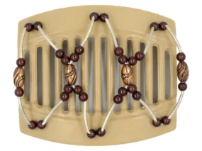 African Butterfly Thick Hair Comb - Beada Tube Blonde 41