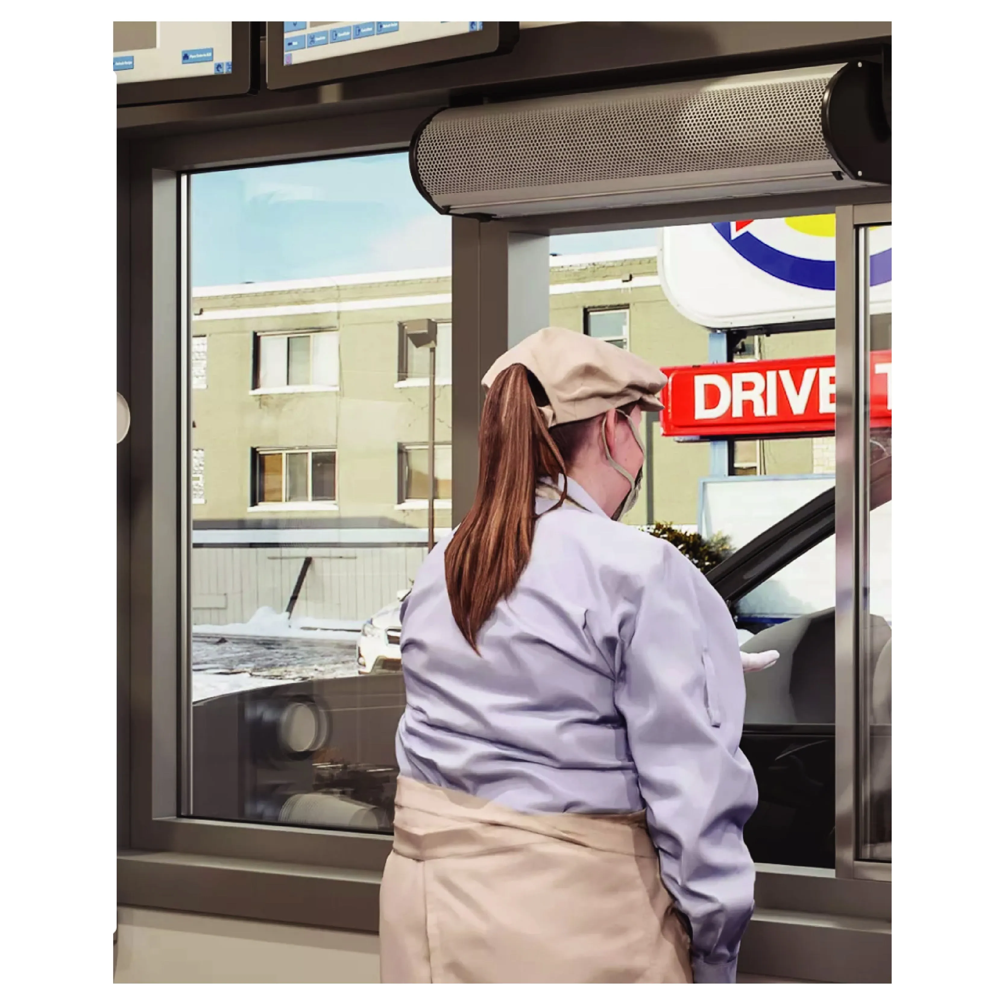 Air Curtain Fly Fan Drive Thru | Berner | DTU03