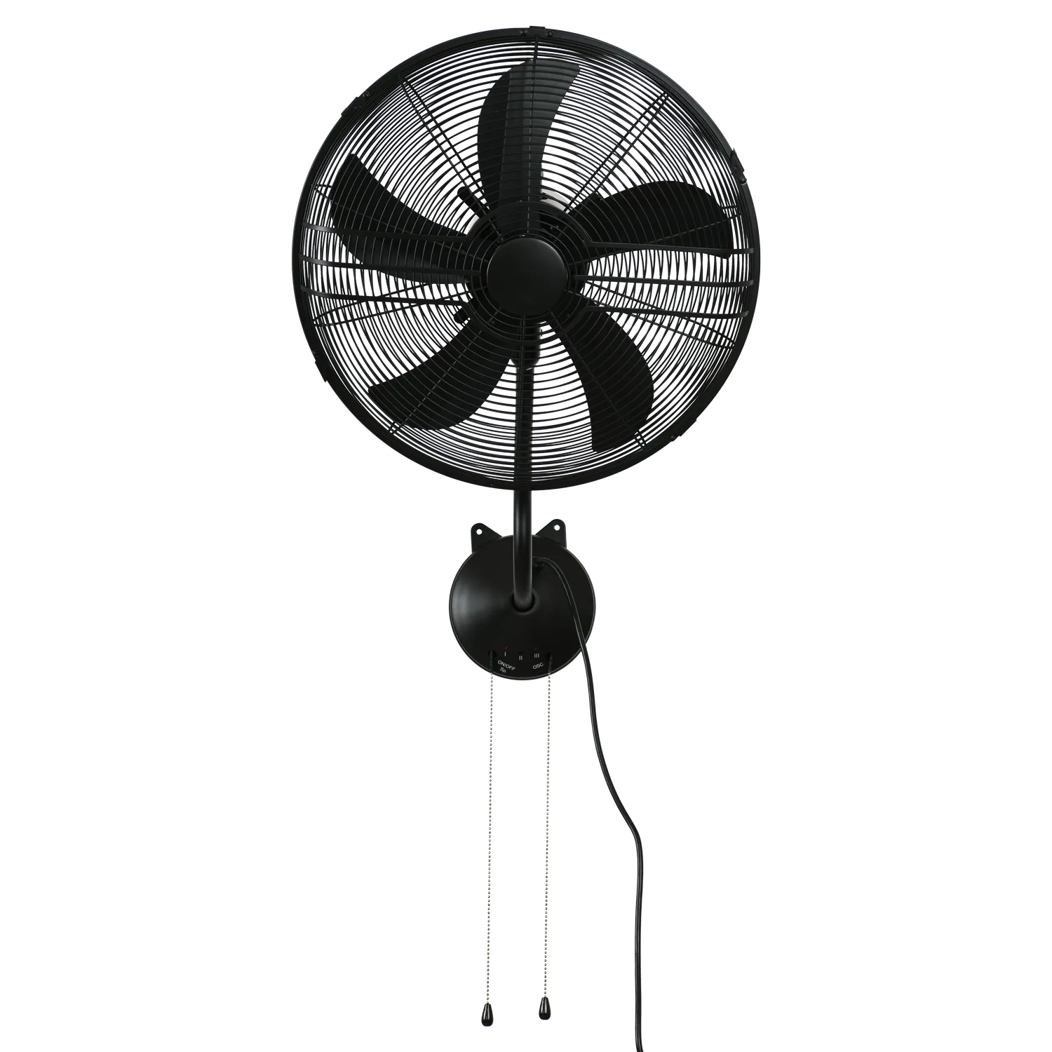 Airstream Matt Black Wall Fan