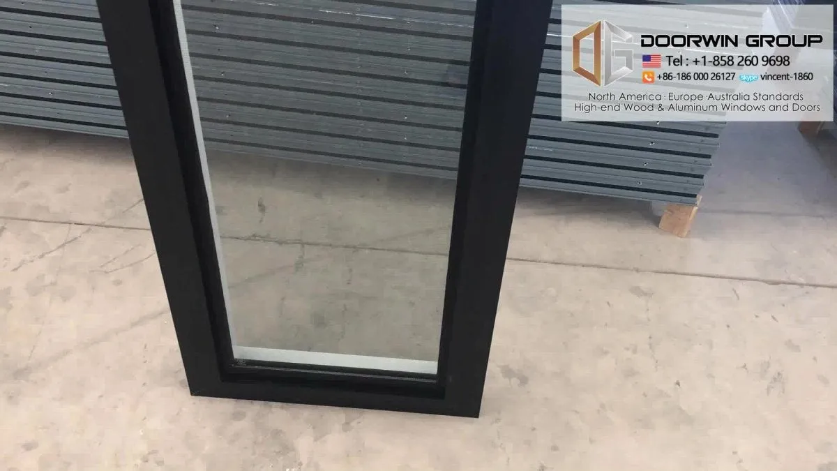 Aluminum double opening sides casement window with mosquito screen