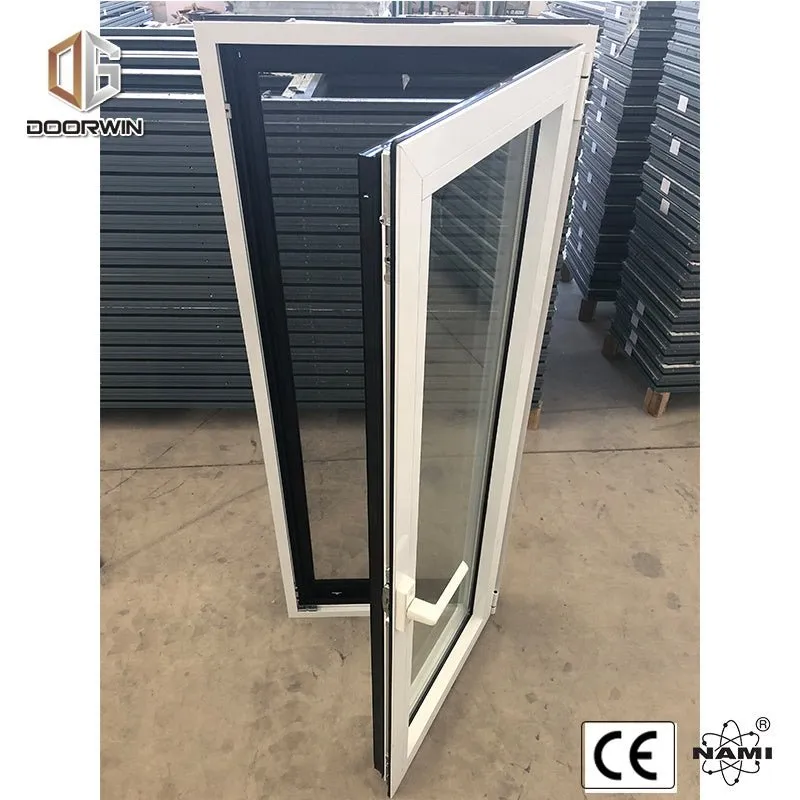 Aluminum double opening sides casement window with mosquito screen