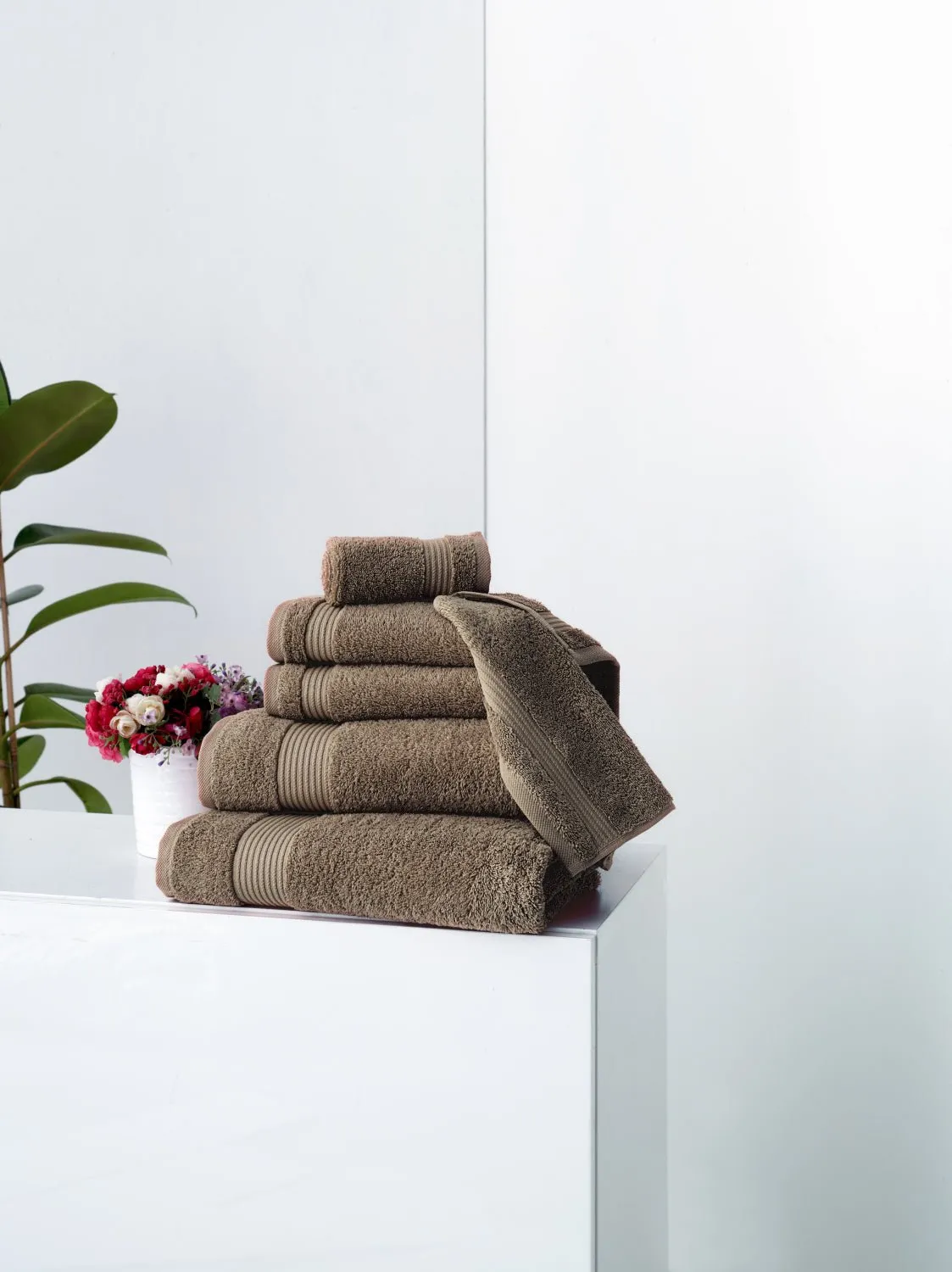 Amadeus Luxury Turkish Cotton Towel Collection 4Pc Bath Towel Set