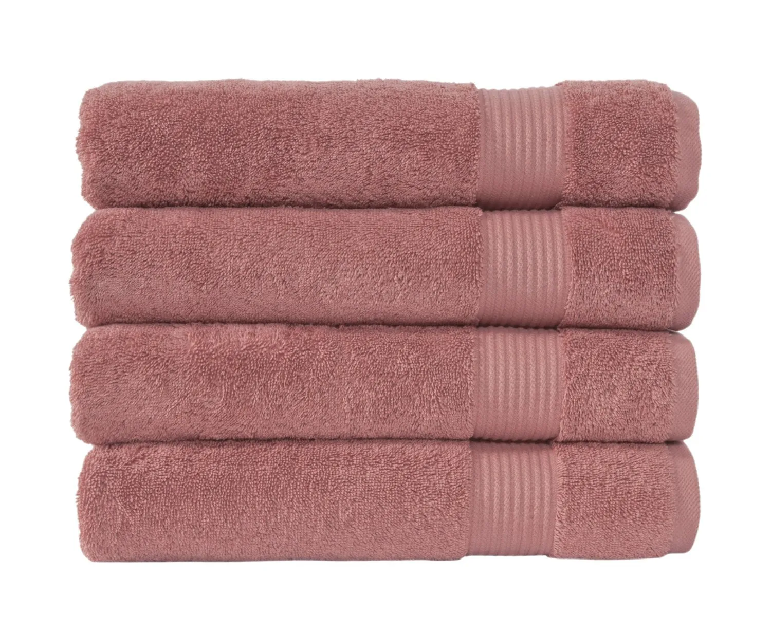 Amadeus Luxury Turkish Cotton Towel Collection 4Pc Bath Towel Set