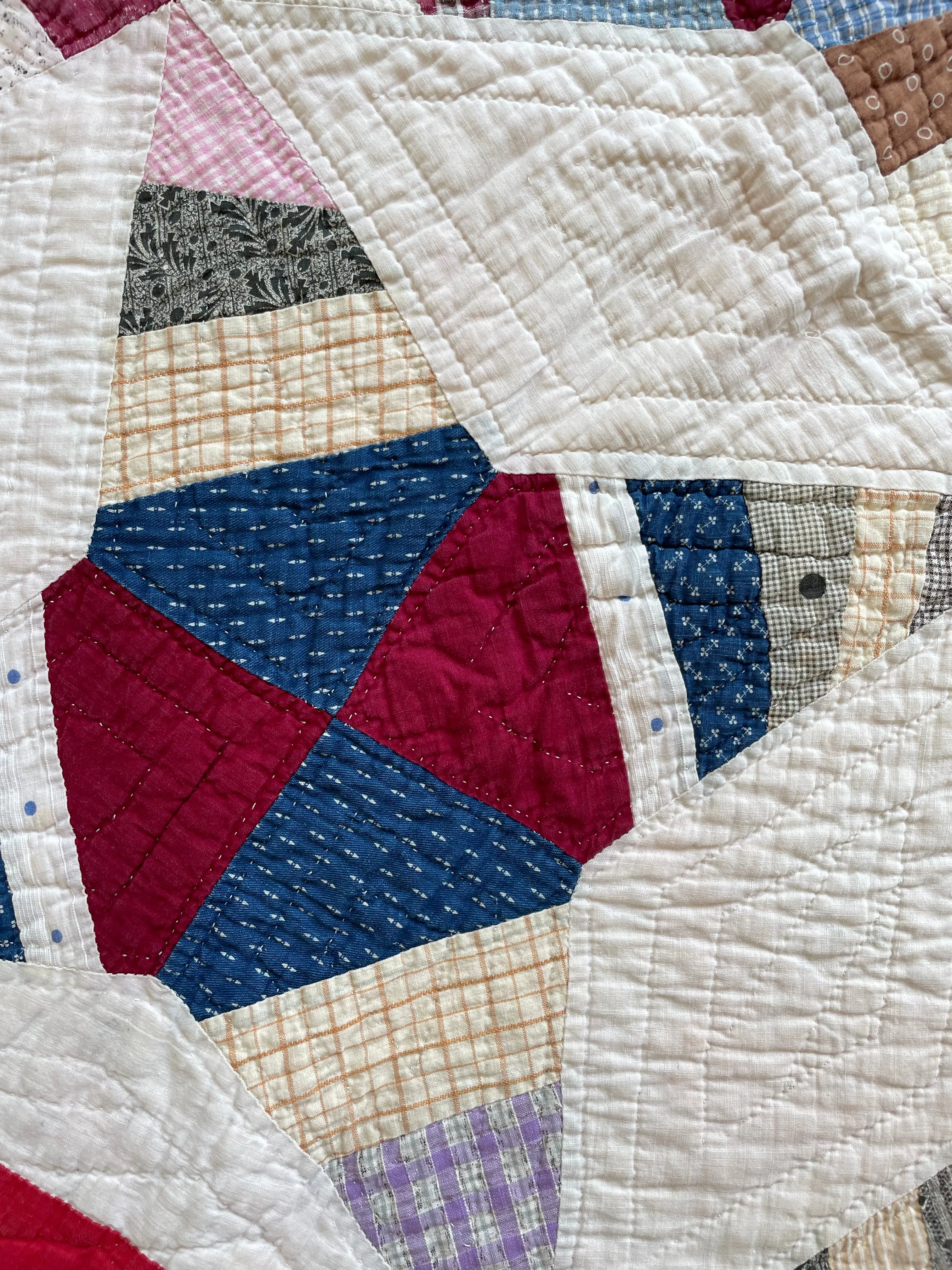 Antique Rocky Road to Kansas Quilt