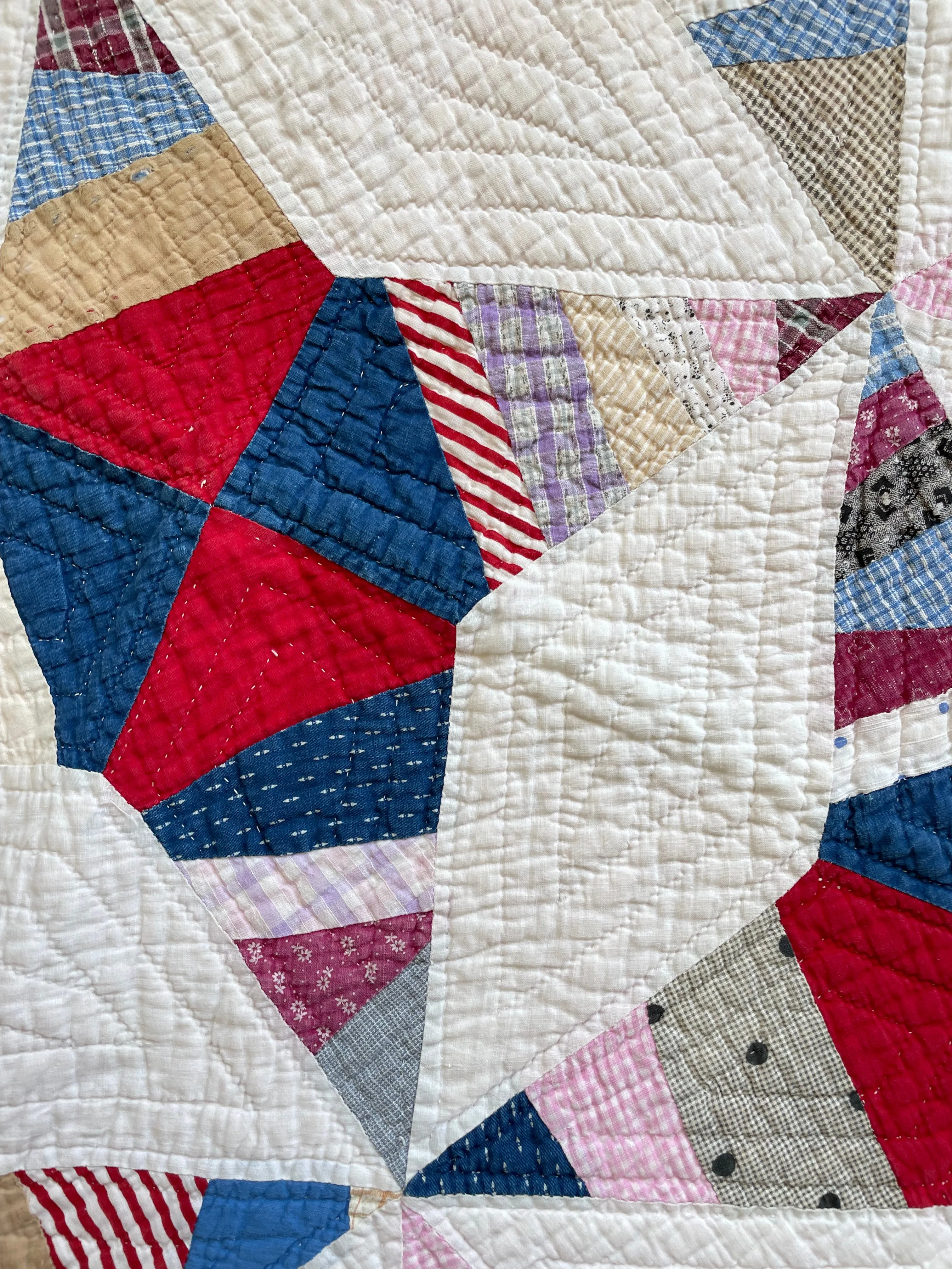 Antique Rocky Road to Kansas Quilt