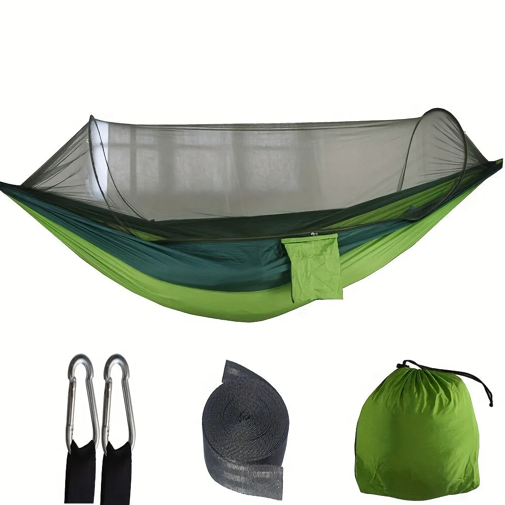 Automatic Quick Opening Mosquito Net Hammock, Casual Mosquito Repellent Hammock For Outdoor Camping