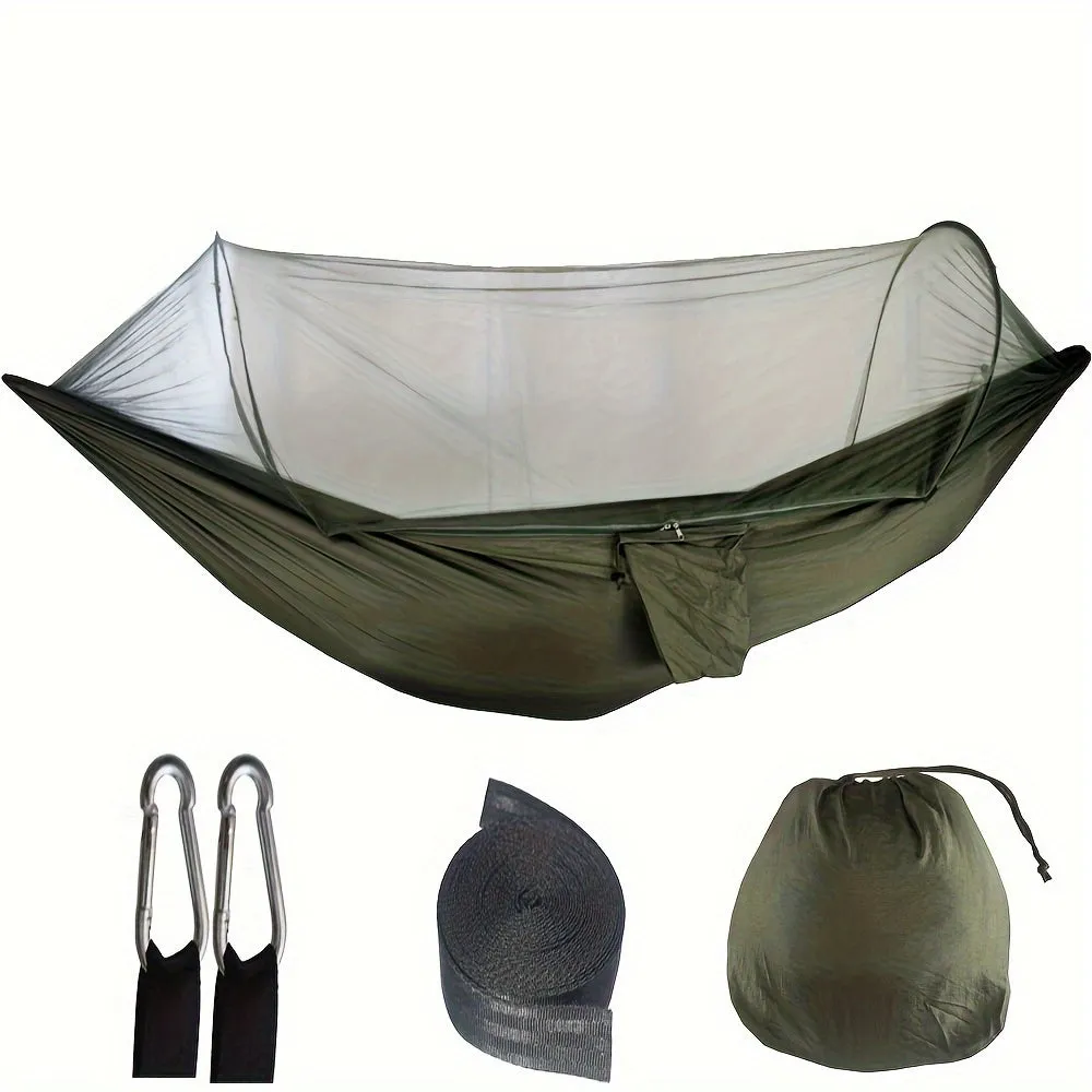 Automatic Quick Opening Mosquito Net Hammock, Casual Mosquito Repellent Hammock For Outdoor Camping