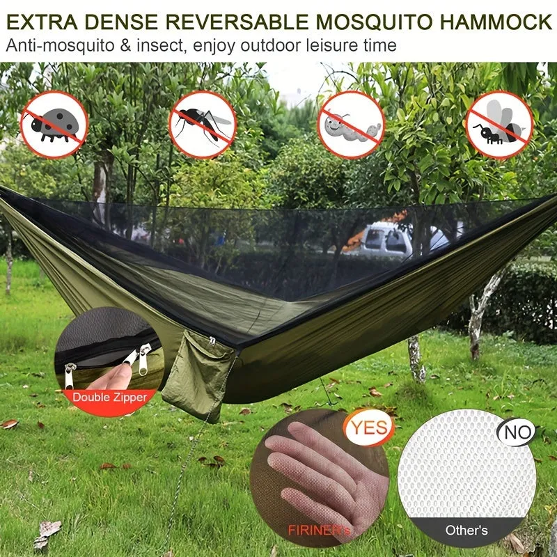 Automatic Quick Opening Mosquito Net Hammock, Casual Mosquito Repellent Hammock For Outdoor Camping