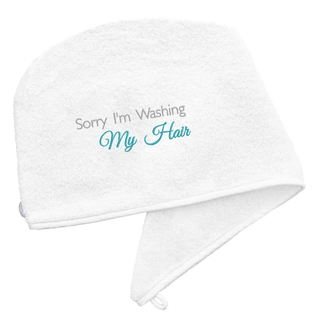 Aztex Luxury Hair Turban Towel Washing My Hair Logo