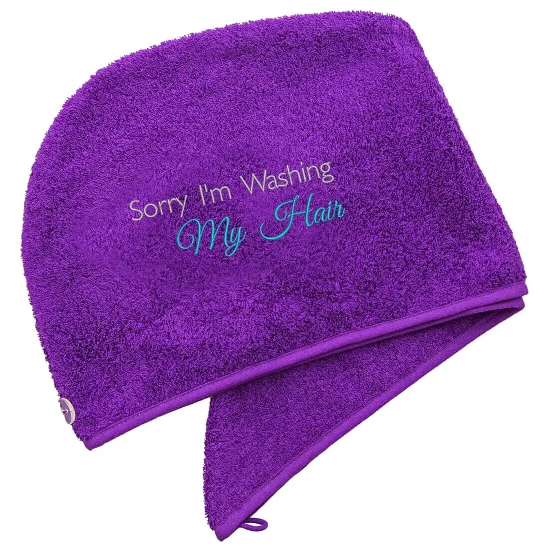 Aztex Luxury Hair Turban Towel Washing My Hair Logo