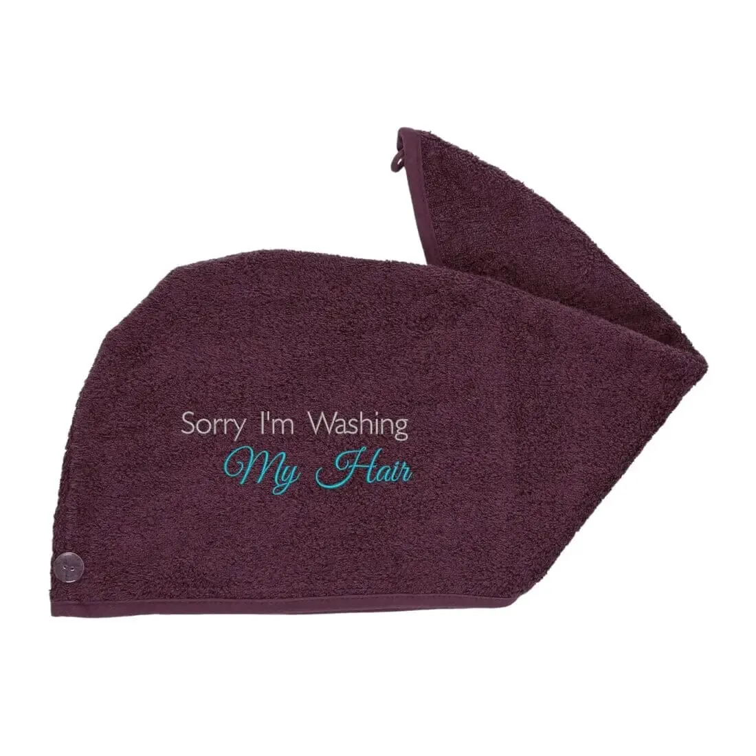 Aztex Luxury Hair Turban Towel Washing My Hair Logo