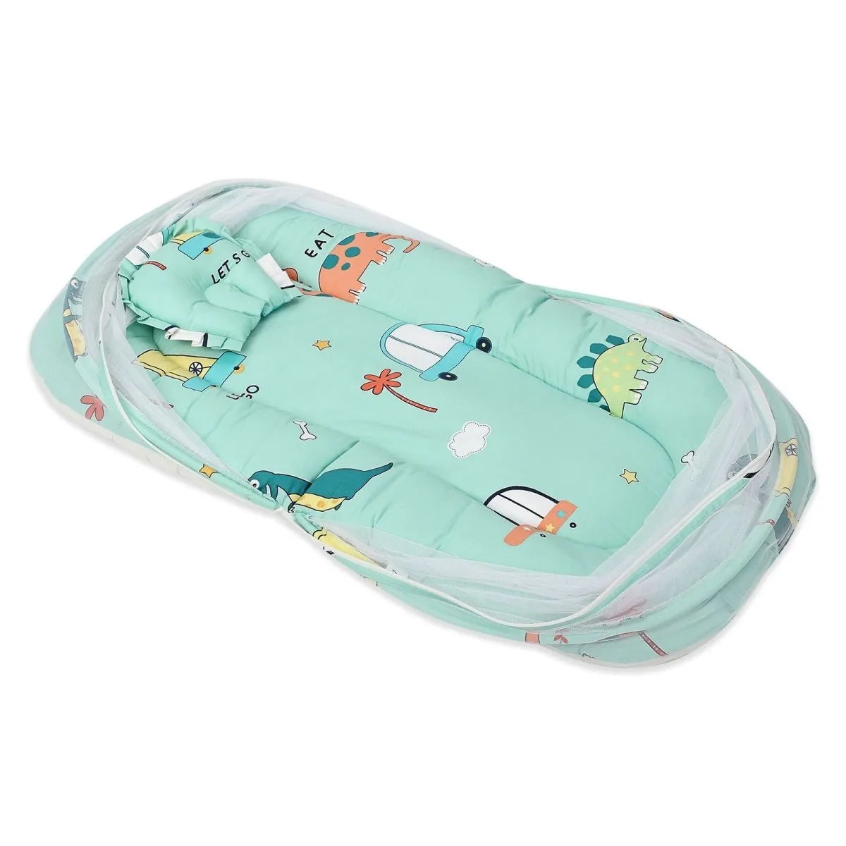 Baby Mosquito Net Portable Bed- Dino Days